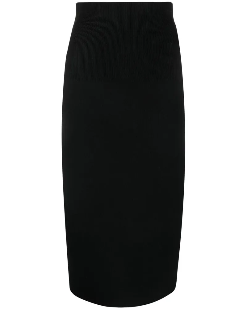 Victoria Beckham ausgestattet MIDI ROCK Black