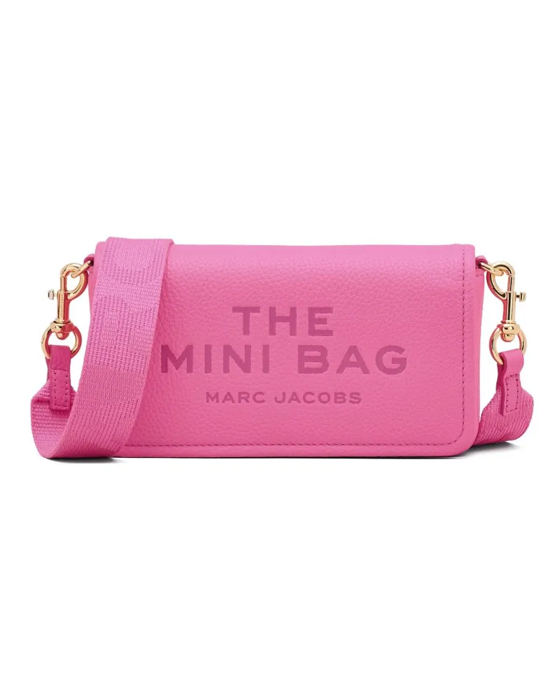 Marc Jacobs die Mini -Bag -Leder -Crossbody -Tasche Fuchsia