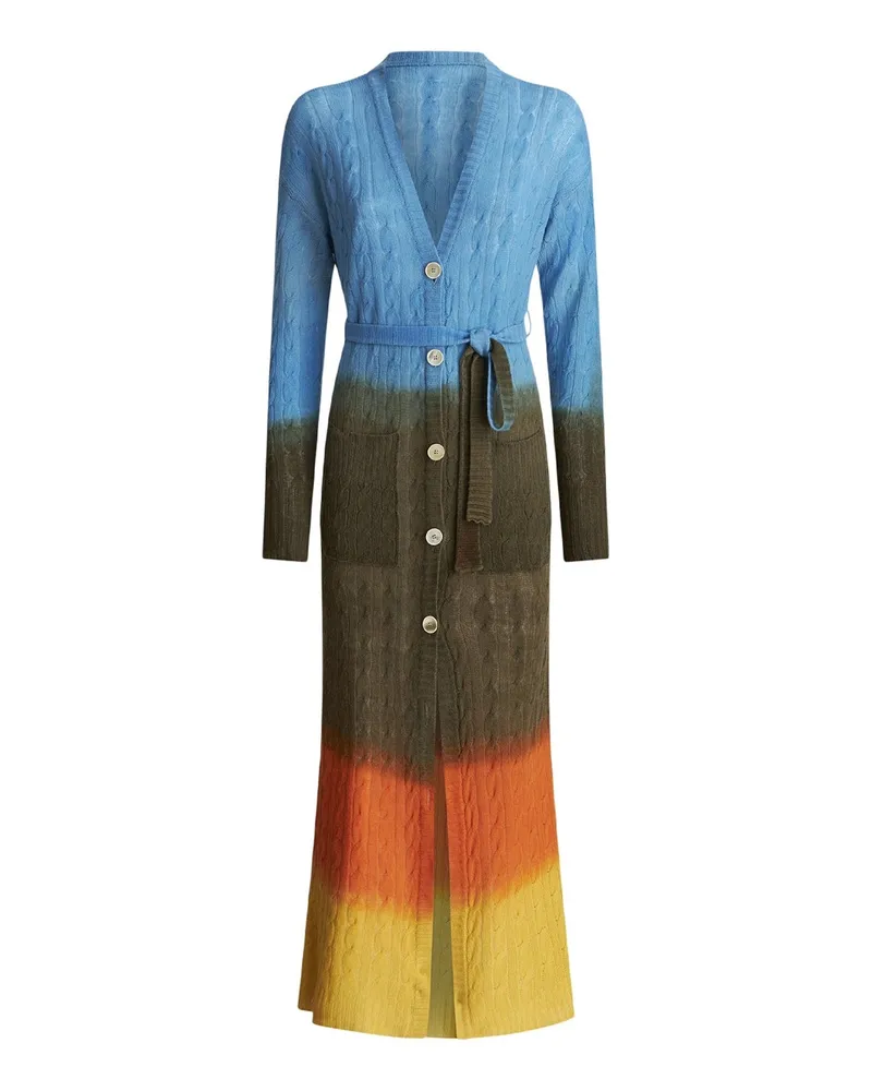 Etro Wollkleid Blau
