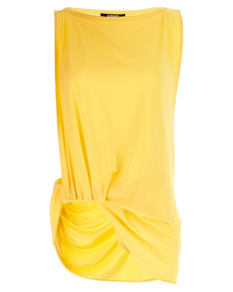 Jacquemus Le Haut Peplo' Top Yellow