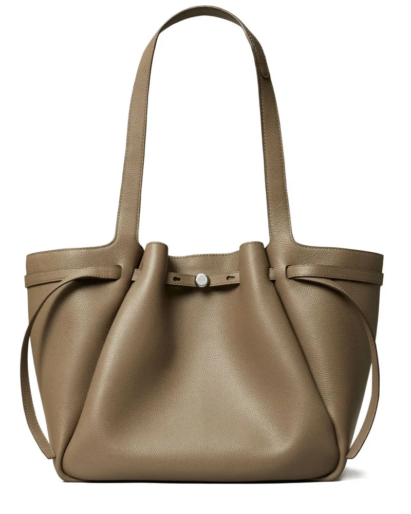Tory Burch Romy Leder-Einkaufstasche Dove