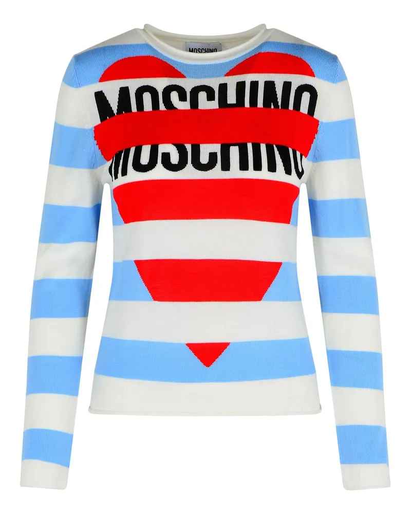 Moschino Multicolor Virgin Wollpullover Light