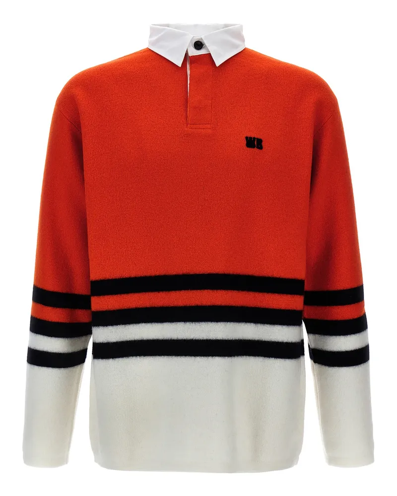 Wales Bonner Cypher' Polo -Shirt Red