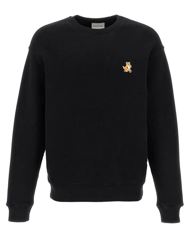 Kitsuné Speedy Fox Patch' Sweatshirt Black