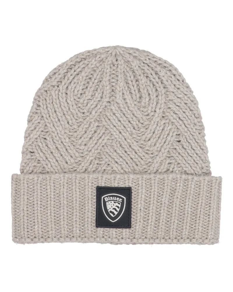 Blauer Hüte Grau Grey