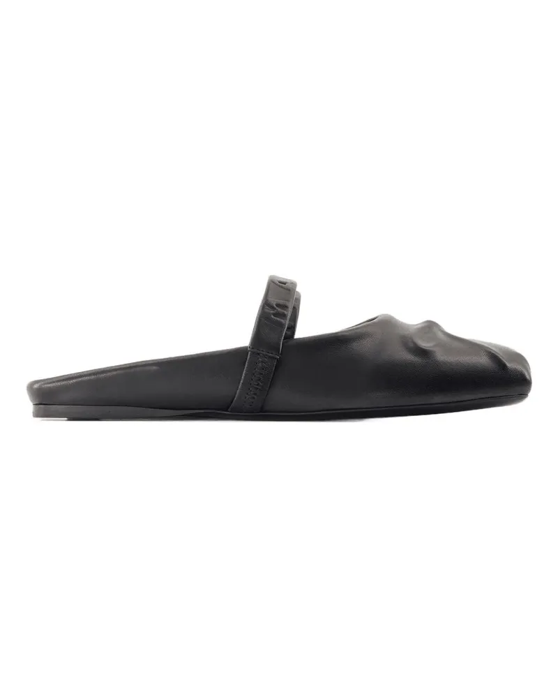Marni Mules  Leder schwarz Black