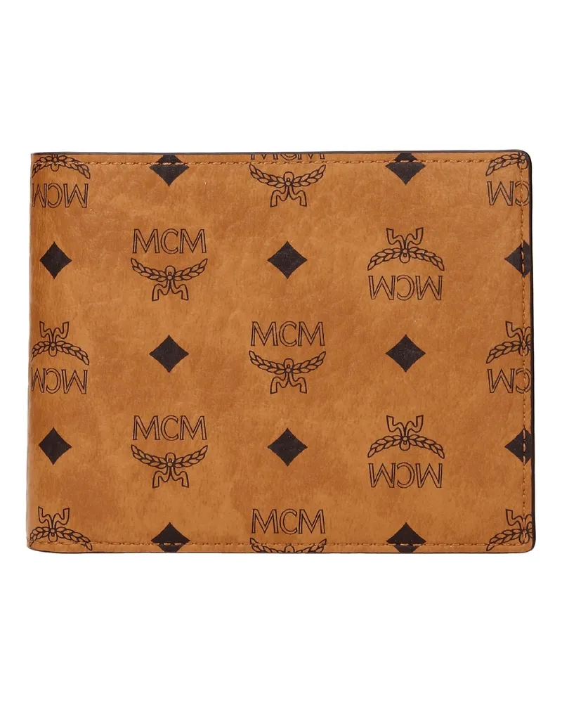 MCM Herrens Braune Lederbrieftasche -