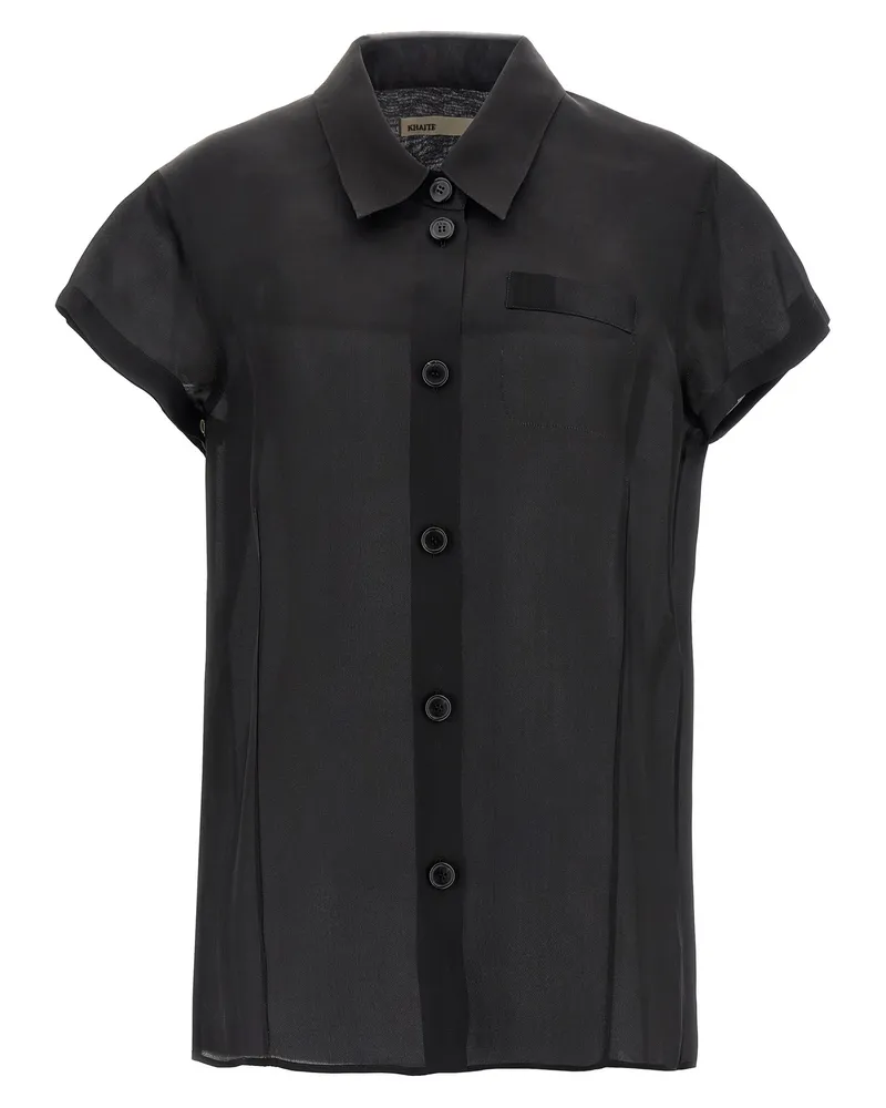 KHAITE Keefe' Shirt Black