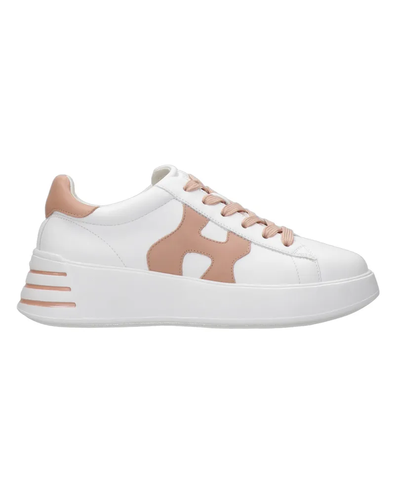 Hogan Turnschuhe Bianco+caramello