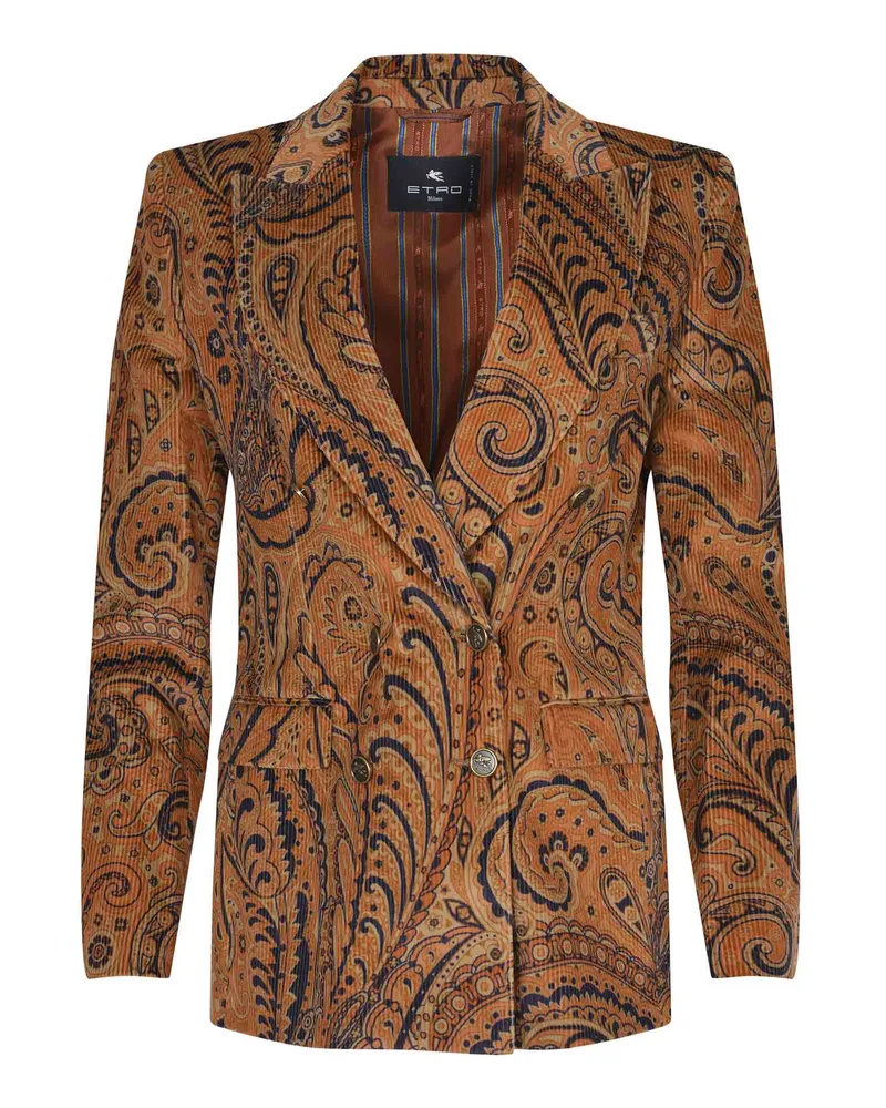 Etro Jacke aus Baumwollmischung Camel
