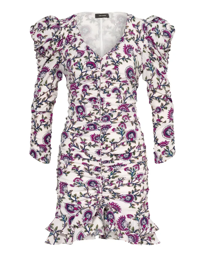 Étoile Isabel Marant Etoil Bireya Kleid Weiß