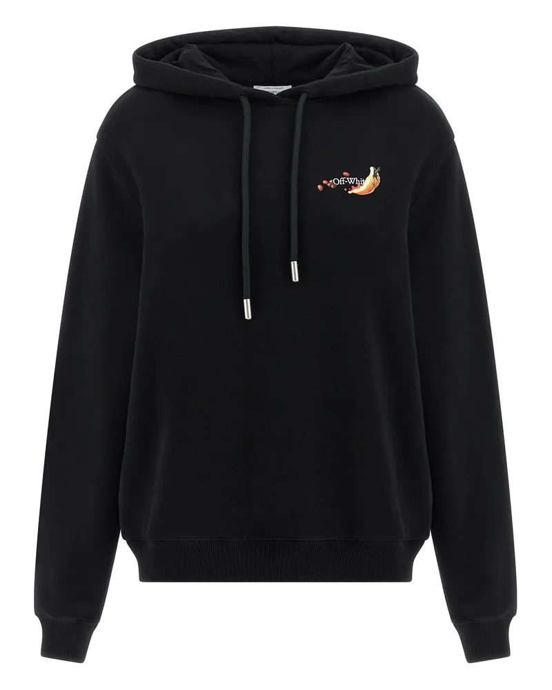 OFF-WHITE Emb Obst Arrow' Hoodie Black