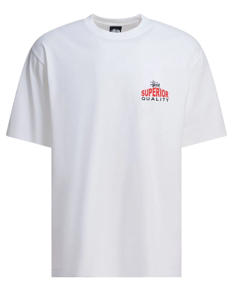 Stüssy Hochwertiges T-Shirt von White