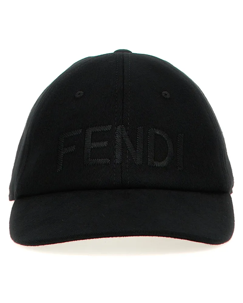 Fendi Logo Cap Black