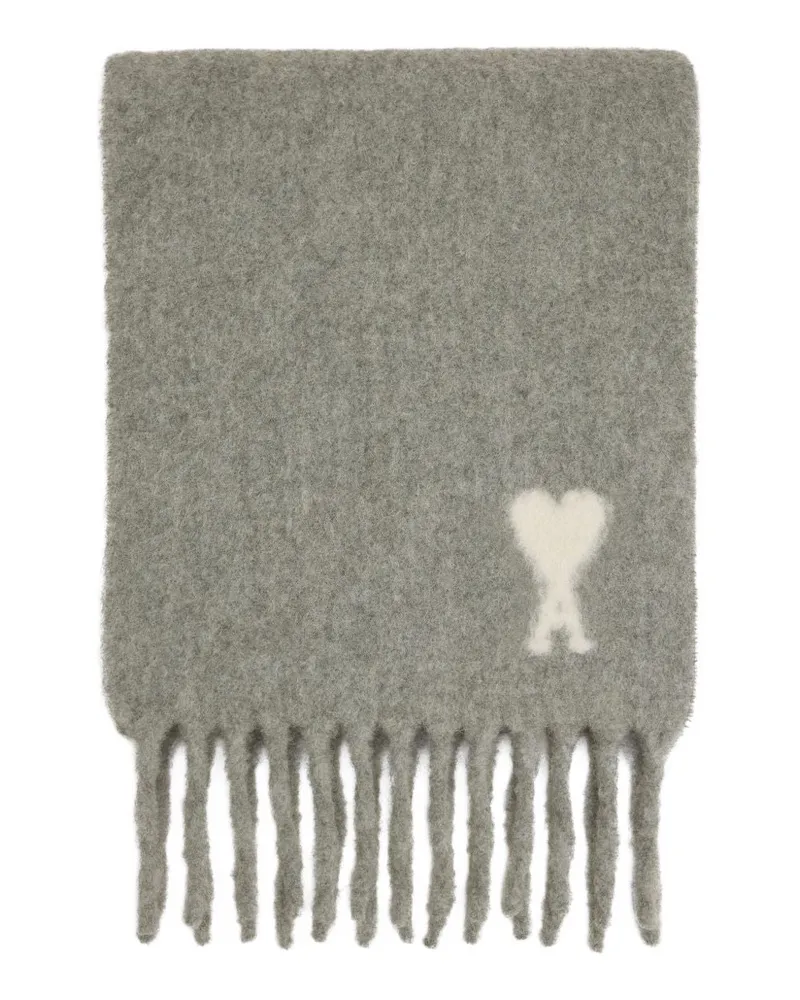 AMI Paris Ami de Coeur Wollschal Light