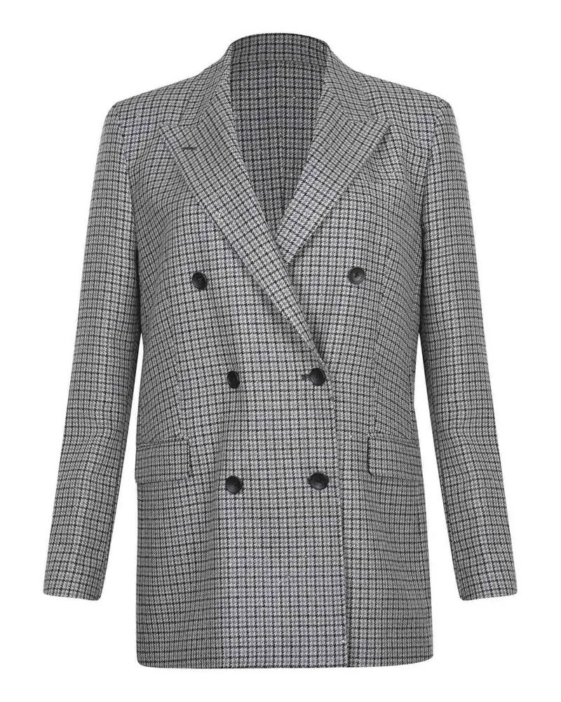 Tagliatore Double Breasted Jacket  "J Jasmine" aus einer Wollmischung gemacht Grey