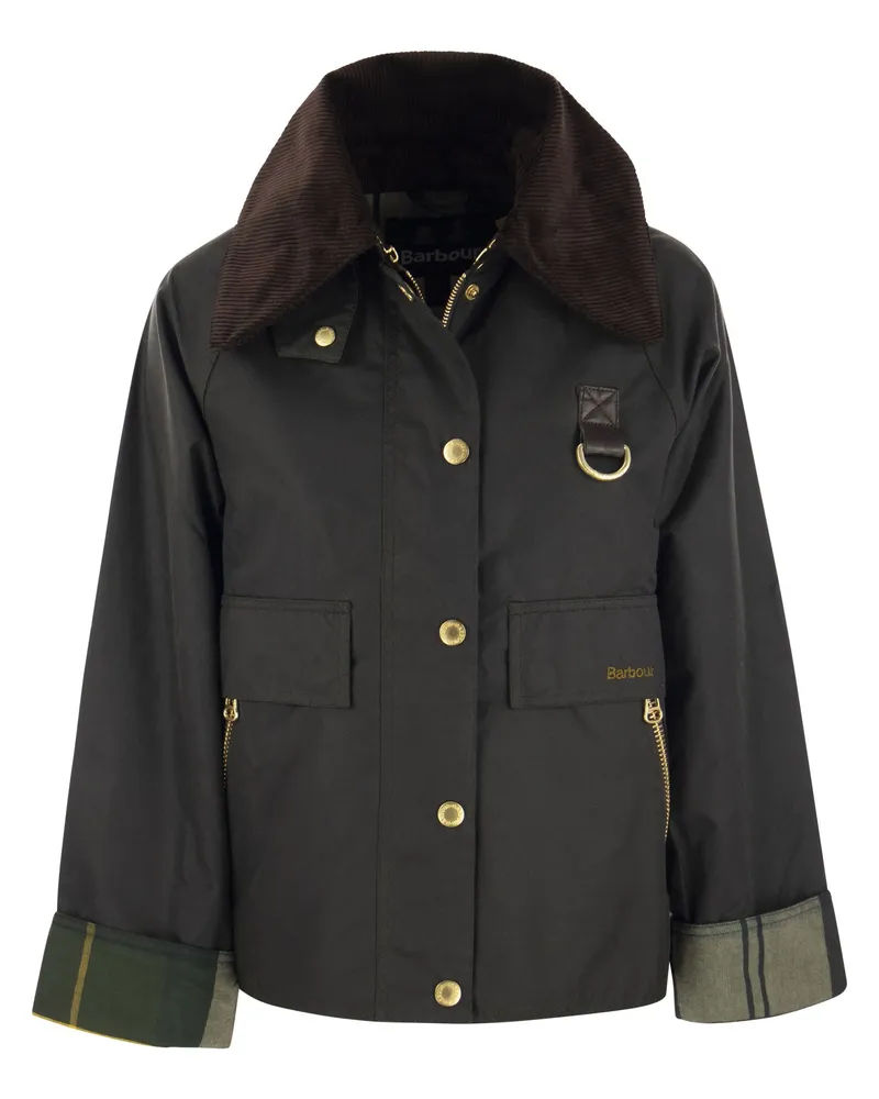 Barbour Catton Wachse Jacke Sage