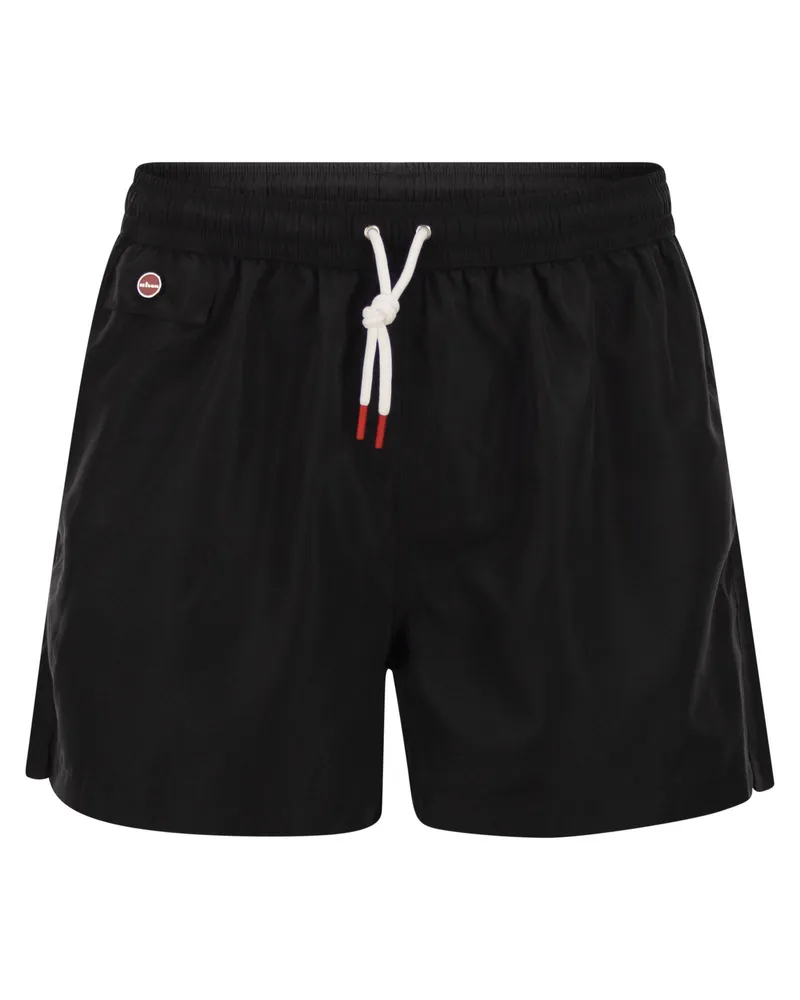 Kiton kurze Schwimmboxer Black