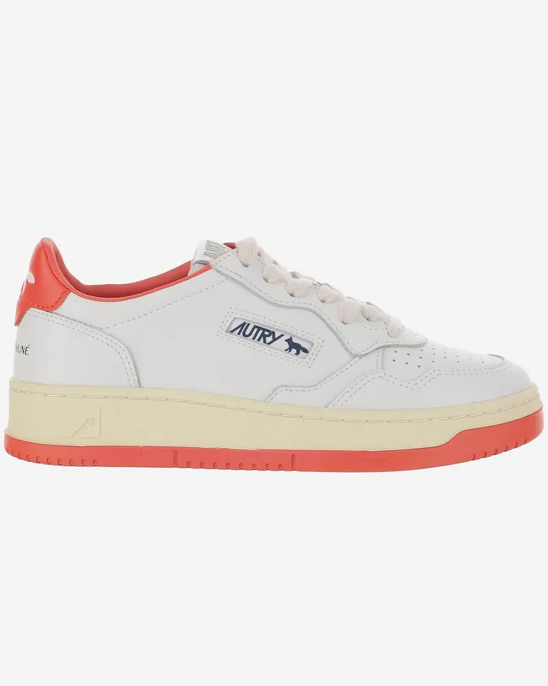 AUTRY medialistischer Low -Turnschuhe von Maison Kitsuné x Autry Red