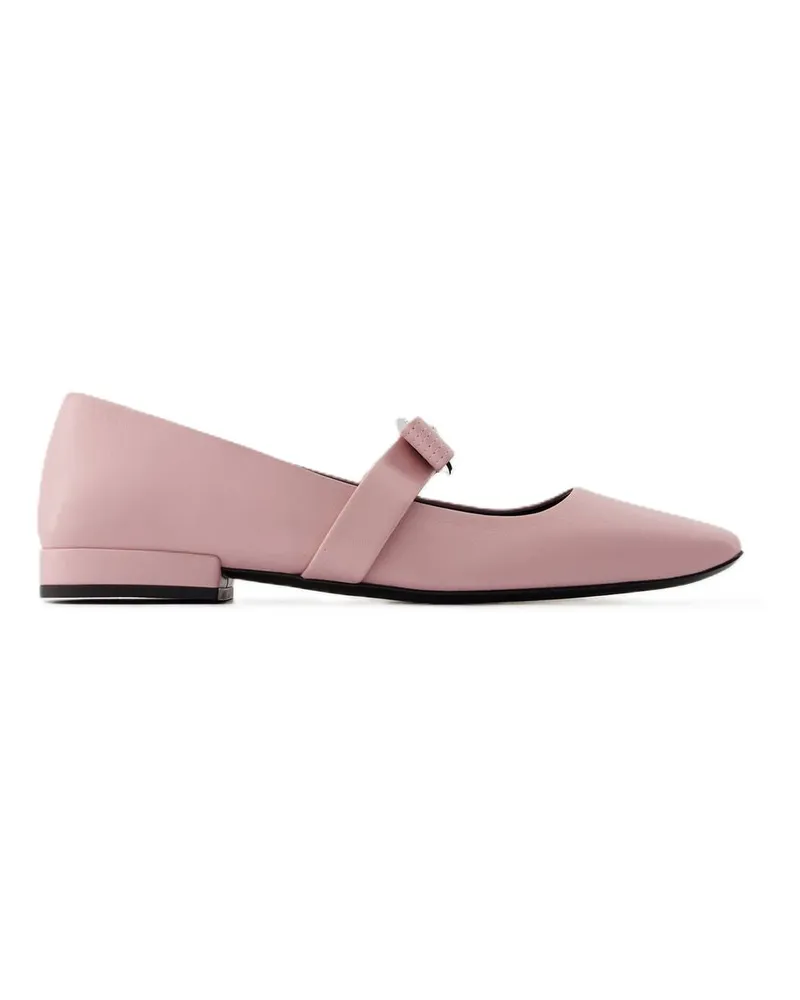 Versace Ballerinas  Lederrosa Pink