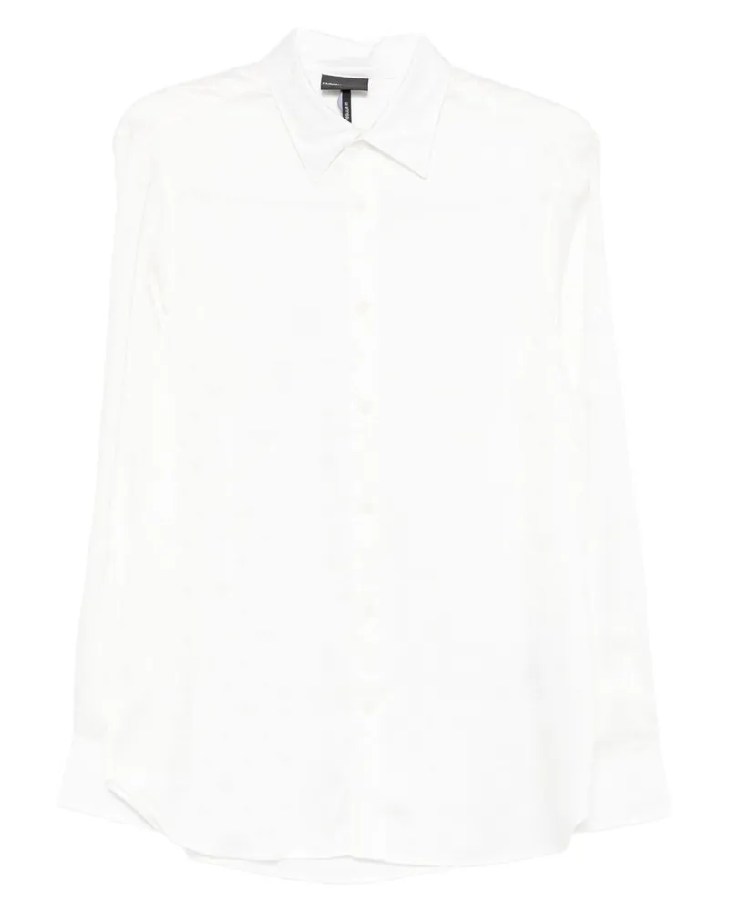 Emporio Armani Allover Logo Shirt White