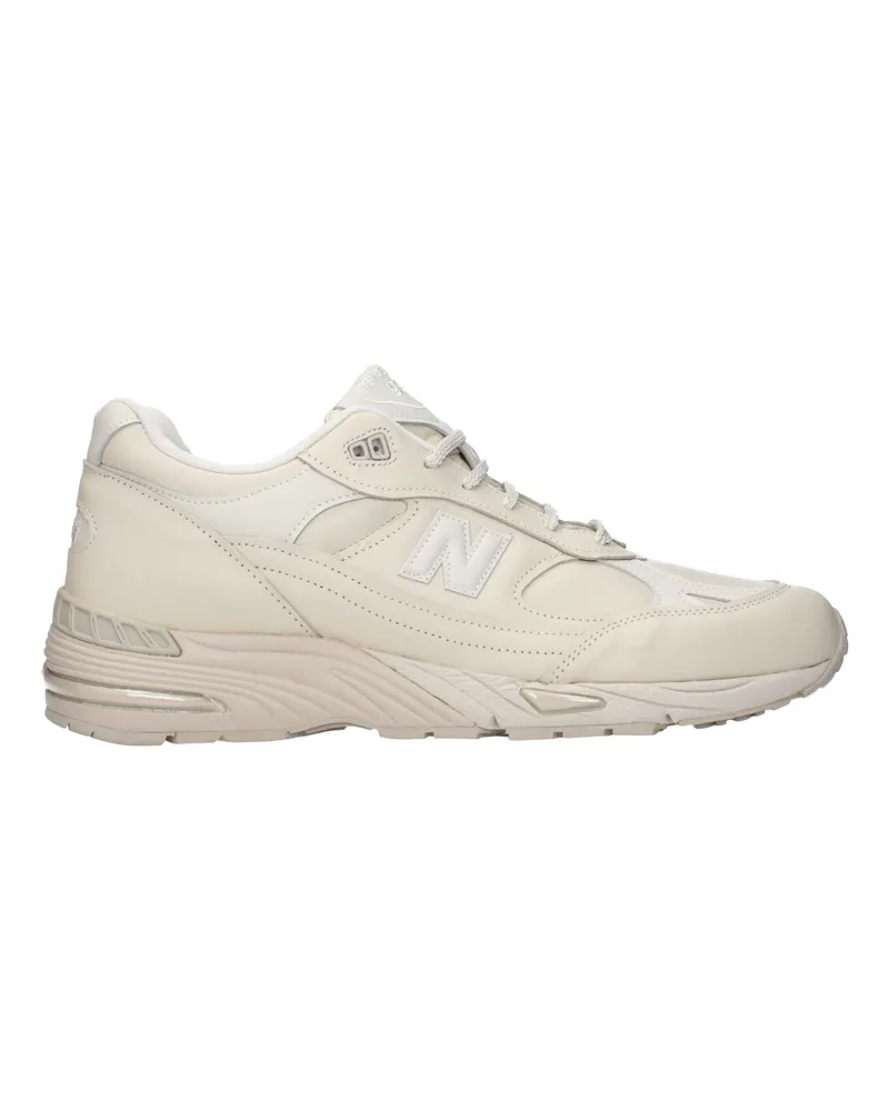 New Balance Herrens Ledersneaker Beige -