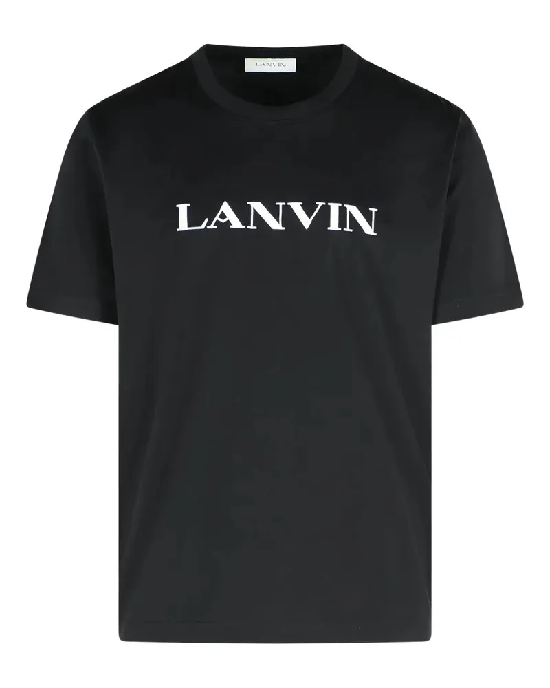 Lanvin gedrucktes T -Shirt Black