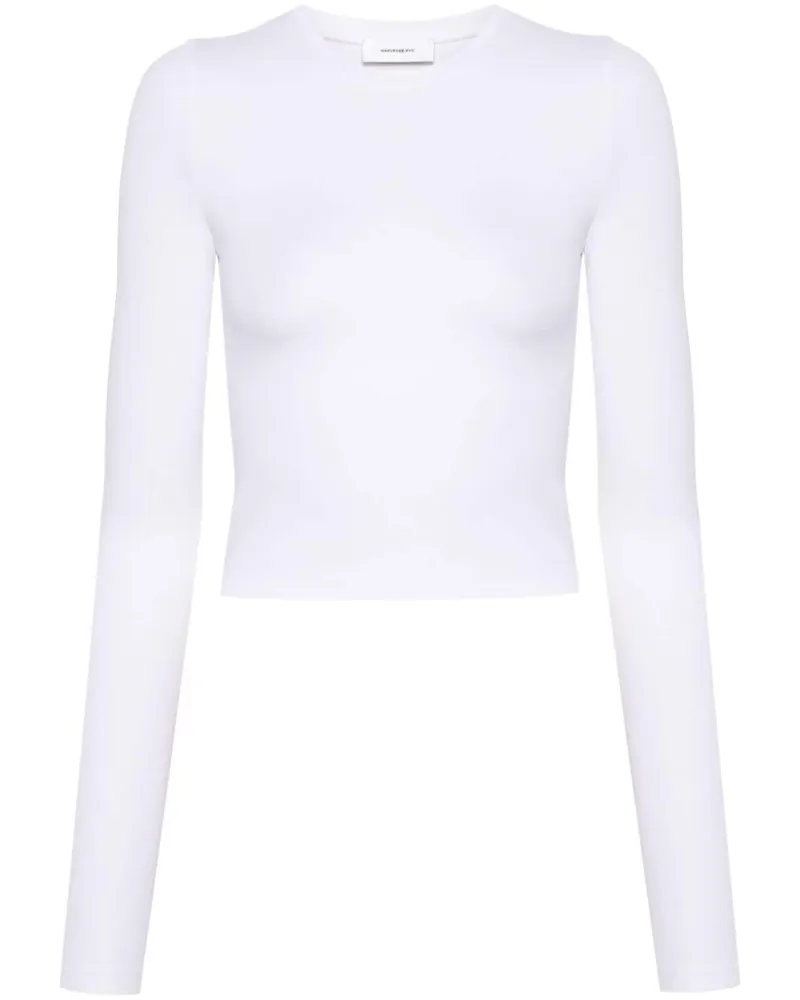 WARDROBE.NYC Kleiderschrank NYC Saded Long Sleeve T -Shirt White