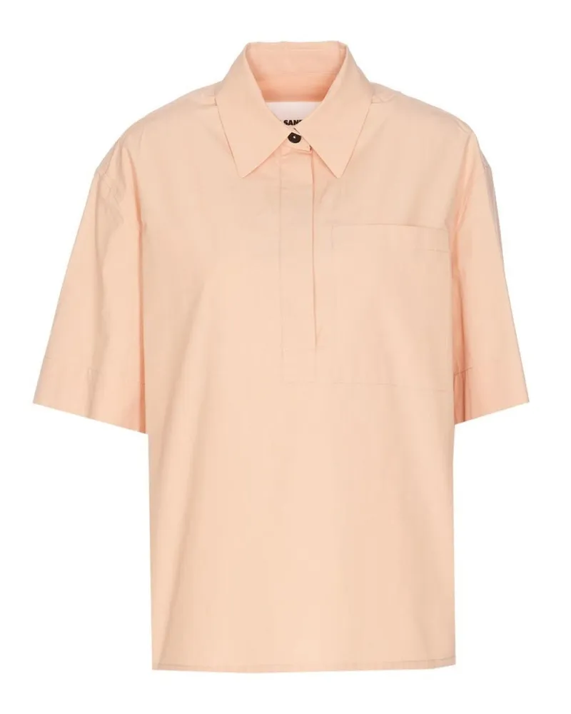 Jil Sander Baumwollhemd Pink
