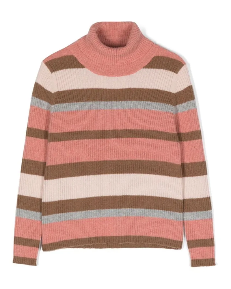 Il Gufo gestreifter Rollkragenpullover -Pullover Multicolour