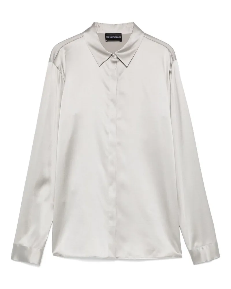 Emporio Armani Seidenhemd Dove