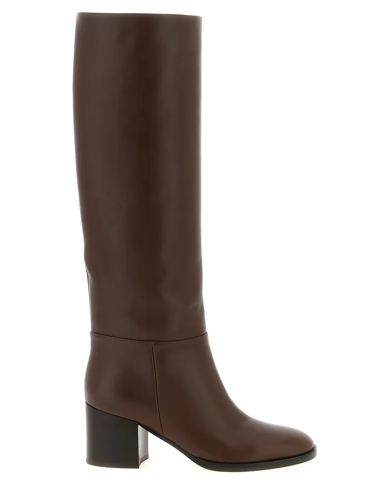 Gianvito Rossi Santiago' Stiefel Brown