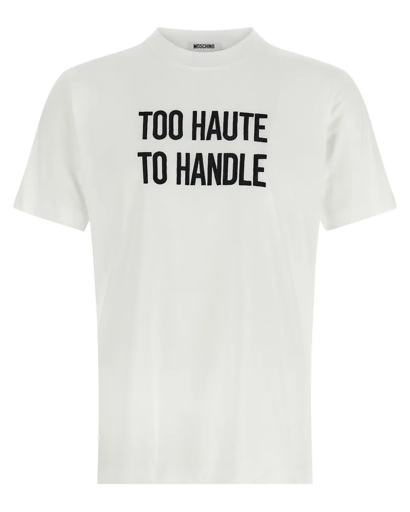Moschino Stickhemd T -Shirt White