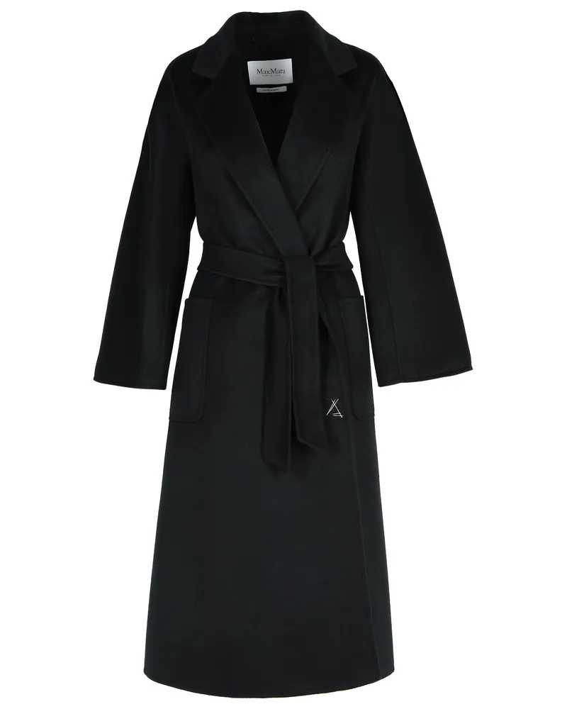 Max Mara Ludmilla' schwarzer Kaschmirmantel Black