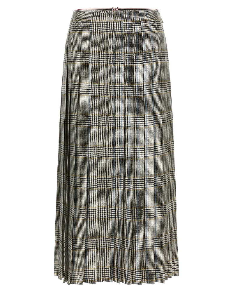 Thom Browne Faltenrock Multicolor