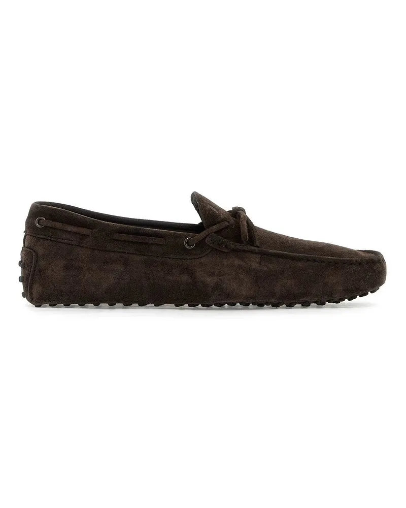 TOD'S Tods Gommino -Slipper mit Schnürsenkel Brown