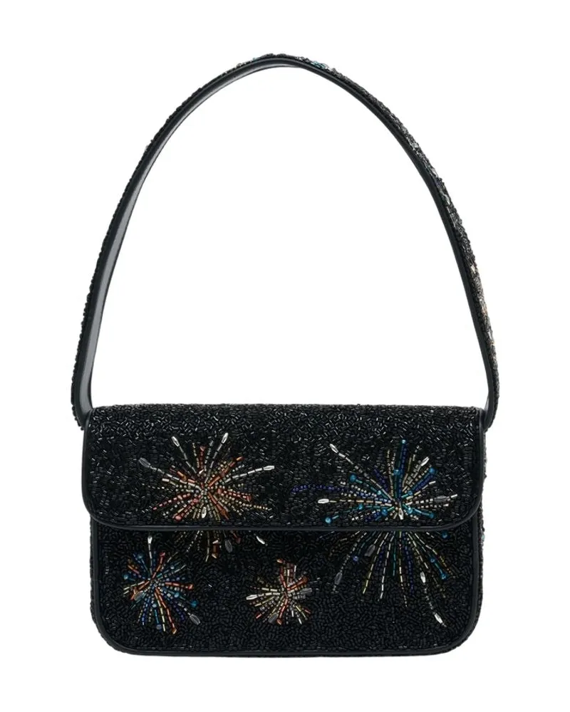 STAUD Tommy Beaded Shoulder Bag  Viskose Mehrfarbig Mehrfarbig