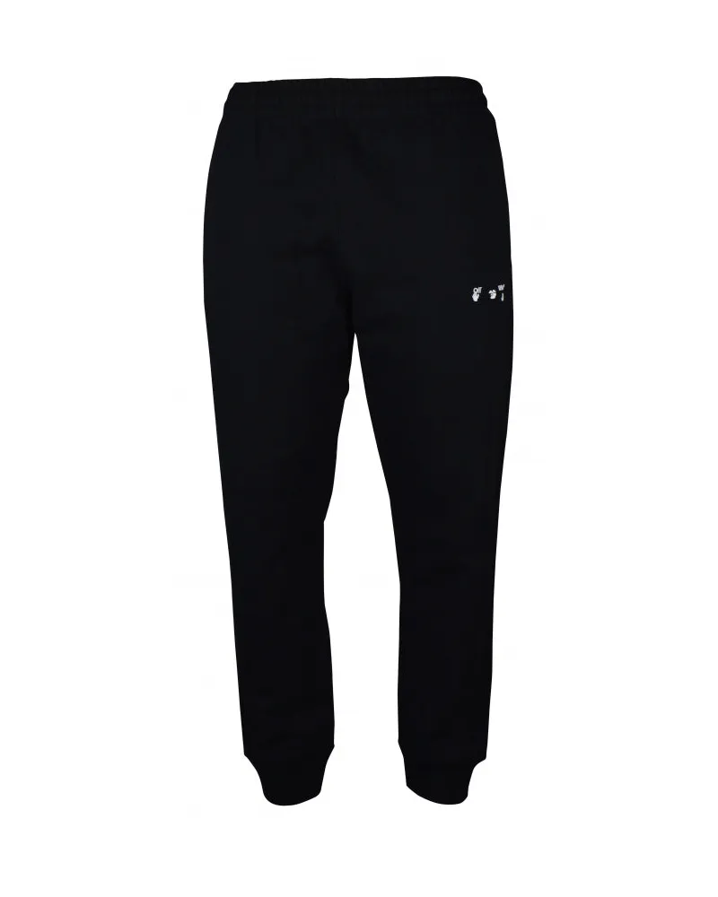 OFF-WHITE Aus weißem Joggen Black