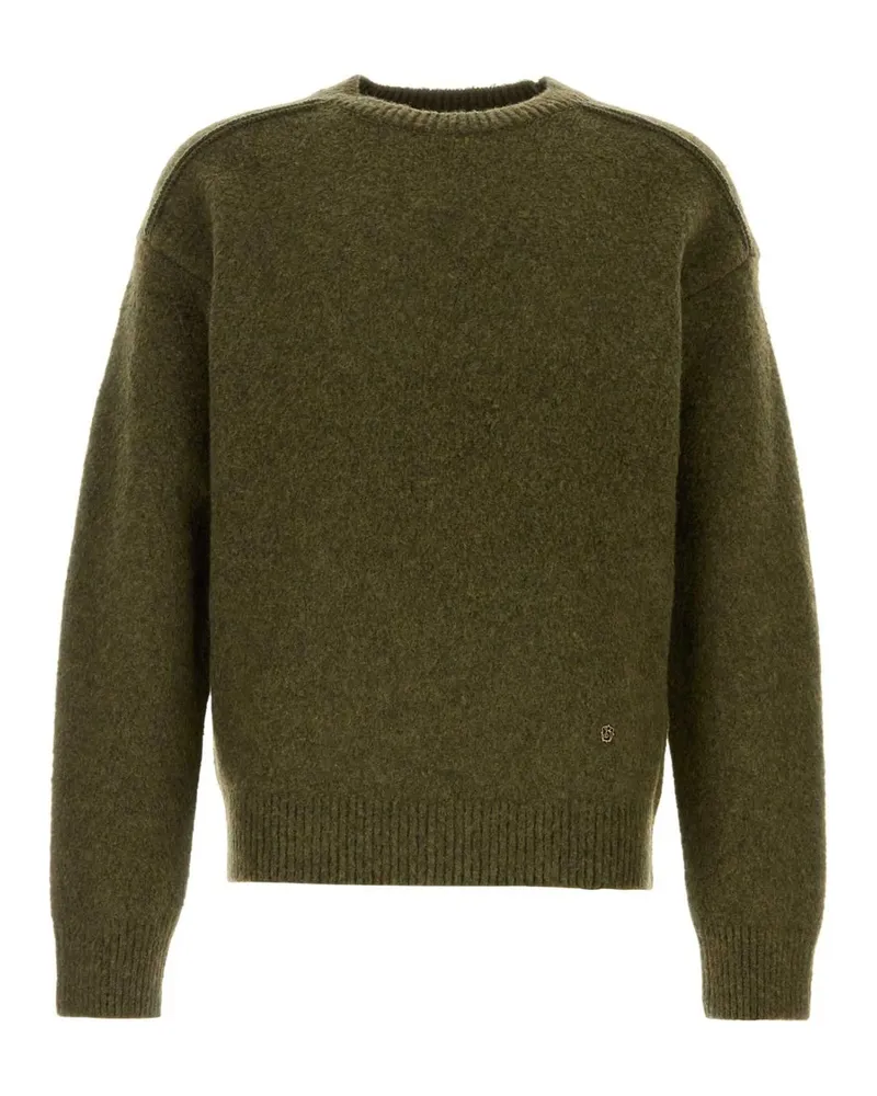 Burberry Wool und C Bedig Pullover Green