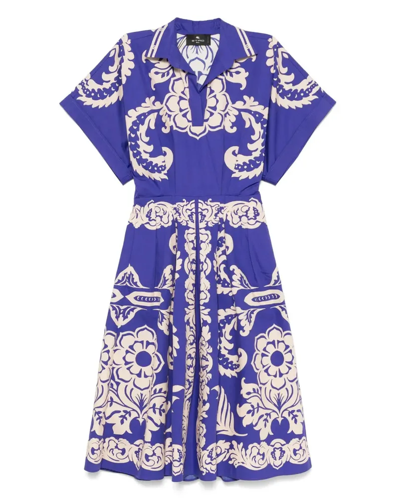 Etro gedrucktes Midi -Kleid X0883