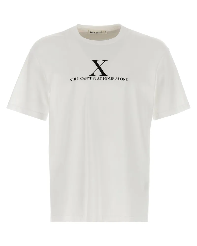 Undercover Verdeckte gedruckte T -Shirt Weiß