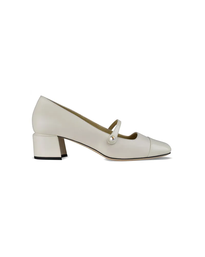 Jimmy Choo Elisa 45 Pumpen White