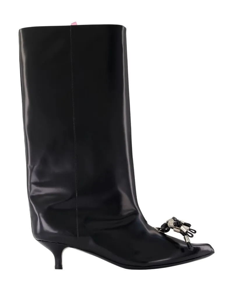 Toga AJ1420 Stiefel  Leder schwarz Black