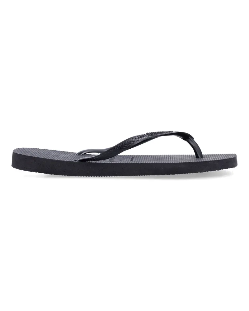 Havaianas flache Schuhe schwarz Black