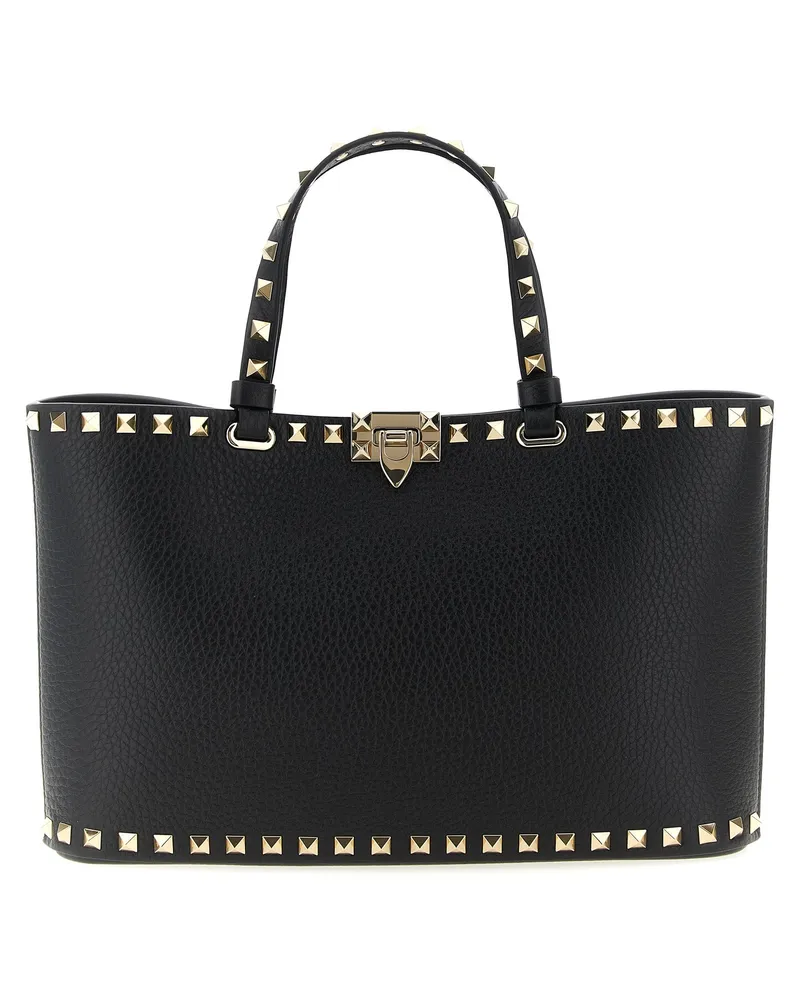 Valentino Garavani Valentino Garavani 'Rockstud' kleine Einkaufstasche Black