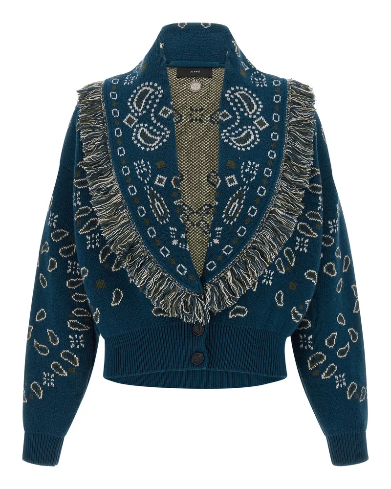 Alanui Bandana' Thistle Bomber Cards Multicolor