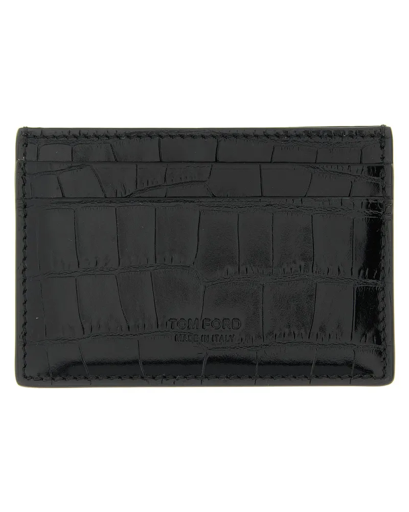 Tom Ford Exotic Line' Kartenhalter Black