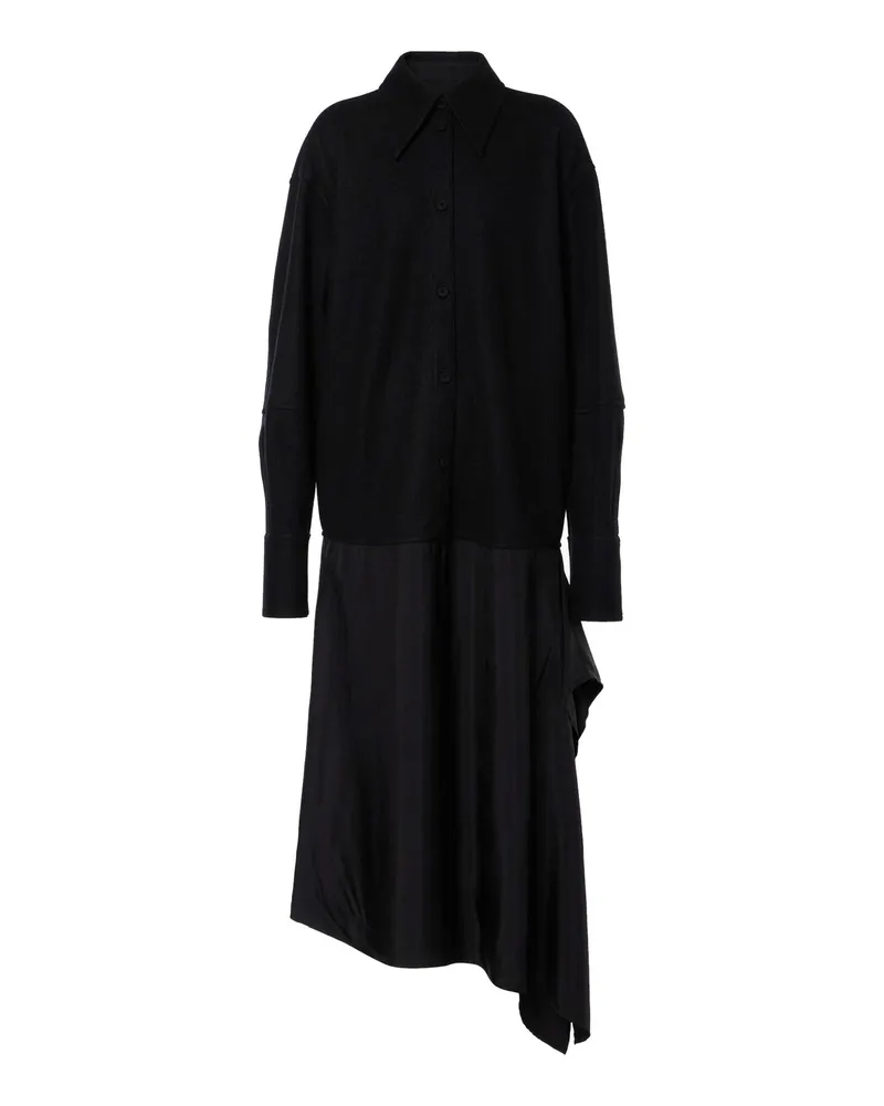 Jil Sander Wollkleid Black