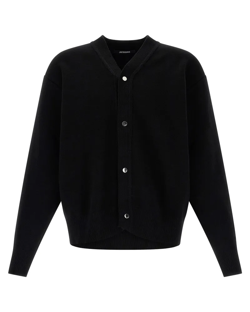 Jacquemus Le Cardigan Doppio' Cardigan Black