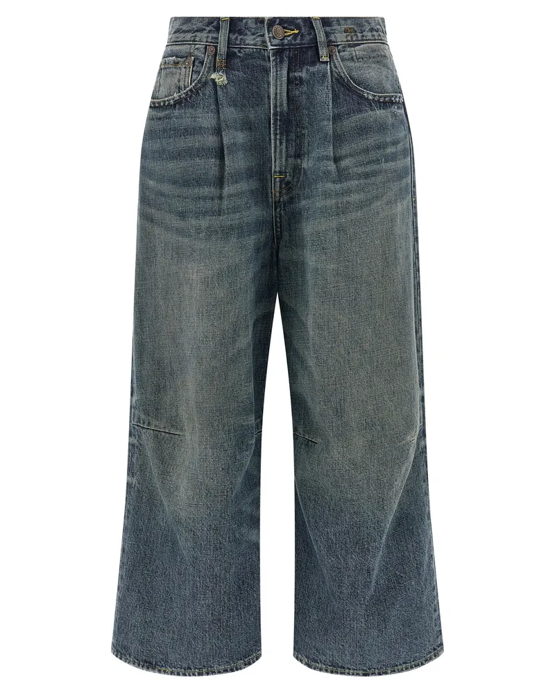R13 Cropped Jeans Blue